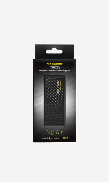 Пауэрбанк NiteCore NB AIR (IPX7 3,88V*5Ah=19,4Wh)